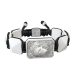 I Love My Baby bracelet with white ceramic and sculpture finished in a Platinum effect complemented with a black coloured cord.
