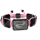 Proud Of You bracelet with black ceramic and sculpture finished in anthracite color complemented with a pink coloured cord.