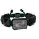 Proud Of You bracelet with black ceramic and sculpture finished in anthracite color complemented with a dark green coloured cord.